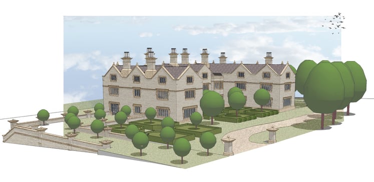 New Wrought Iron Railings for fabulous new mansion, Lancashire