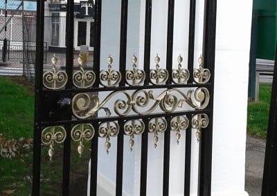 Wrought Iron Gate Repairs for Southend Council at Chalkwell Park