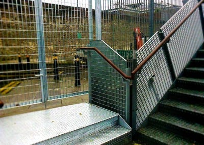 fire escape extension bridge academy hackney london e2 01