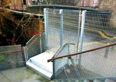 fire escape extension bridge academy hackney london e2 3