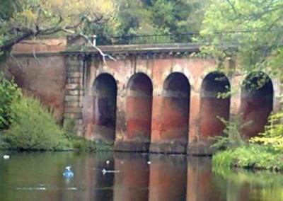 metal handrail viaduct bridge hampstead heath london 06