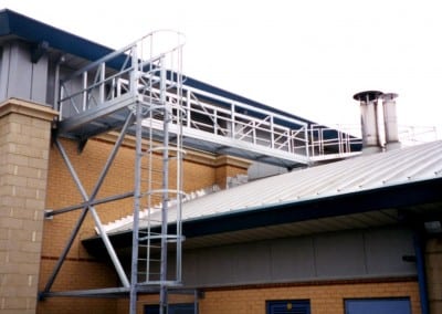 metal handrails walway 02