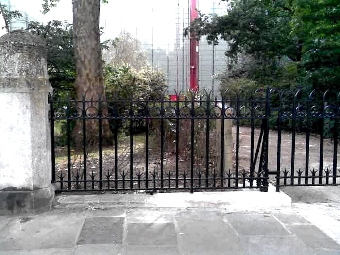 Cast Iron Ornamental Gates & Railings, Darwin Centre Entrance, Natural History Museum, Kensington, London SW7