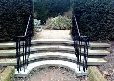 mild steel handrails for the national trust 01