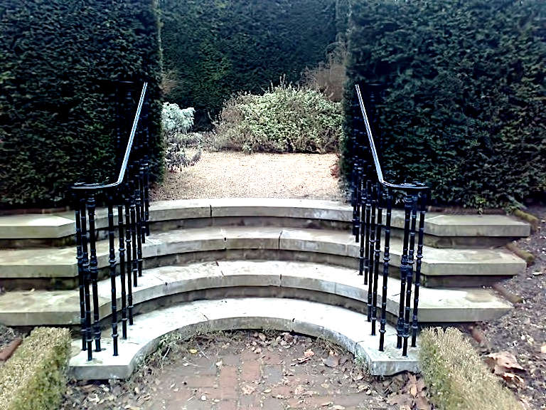 Wrought Iron Handrails, Fenton House, Hampstead, London NW3