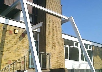 Steel Air Conditioning Support Units – Ivy Chimneys Primary School, Epping, Essex