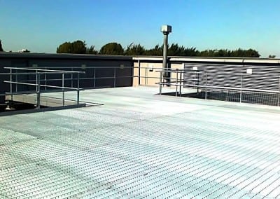 steel roof platform