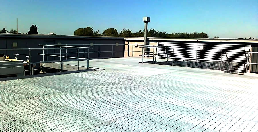 Steel Platform, Energy Centre Roof, Whipps Cross Hospital, London E17