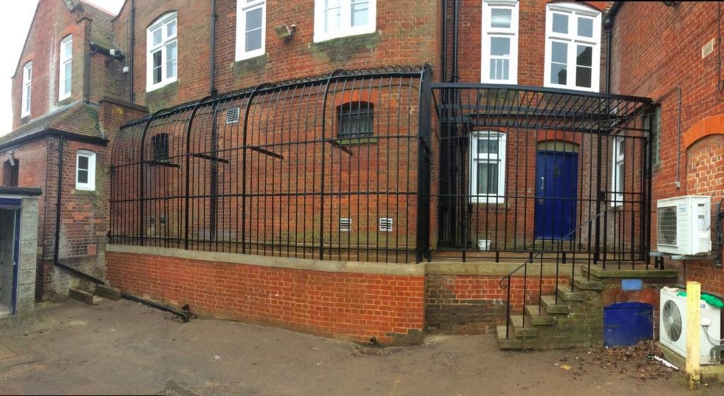 Restoration of Victorian Exercise Yard Railings, Saffron Walden Police