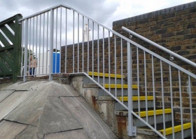 aluminium handrails david lloyd club finchley 01