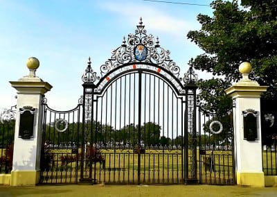 Wrought Iron Gate Restoration – Victory Sports Ground – Southend-on-Sea, Essex