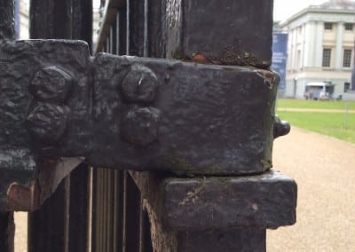 Wrought Iron Gate survey for National Maritime Museum in Greenwich London
