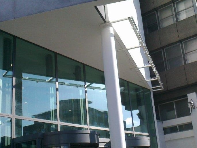 Lighting Supports, Main Entrance, London Metropolitan University, Holloway Road, London N7