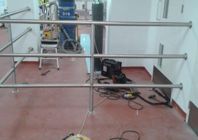 stainless steel handrails and gates allied bakeries stevenage hertfordshire 04