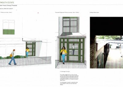 entrance canopy sydenham hill london se26 02