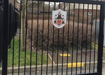 Aluminium Plaques displaying school crest, Davenant Foundation School, Loughton, Essex