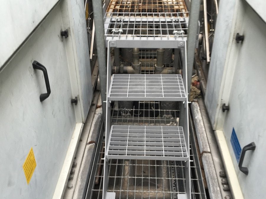 Metal Steps and Walkways, Unilever House, London, EC1