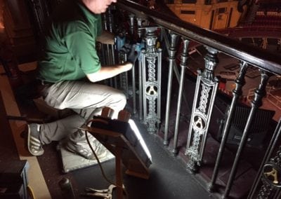Wrought Iron Ballustrade Panels and Spindles Royal Albert Hall London
