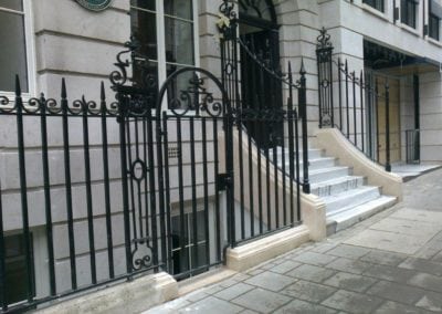 Wrought Iron Railing Repairs Mayfair London W1