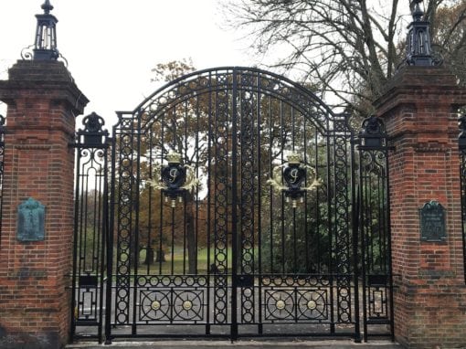 Refurbishment of Arnos Park Gates, Enfield, London N14