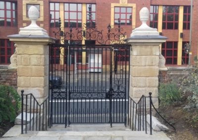 Metal Handrail Restoration Kent Bromley College Handrails 1