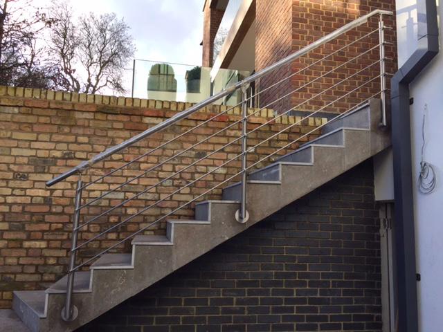 Stainless Steel Handrails, Hampstead, London NW3