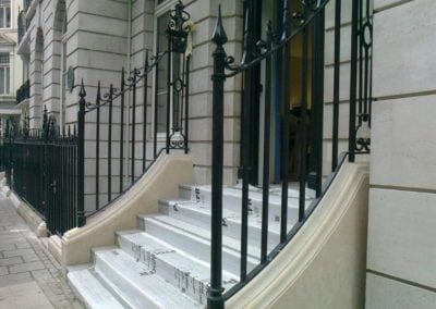 New Wrought Iron Railings London Mayfair W1