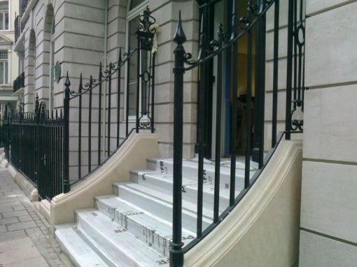 New Wrought Iron Railings Mayfair W1