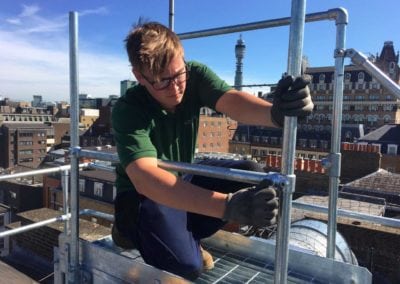 Platforms Ladders Handrails Les 110 de Taillevent Cavendish Square London WC2