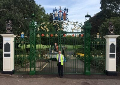 Priory Park Gate Refurbishment 29