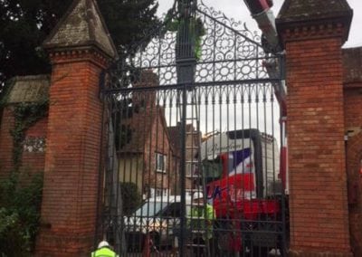Grade II Listed Gates Refurbishment in Berkshire 11