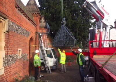 Grade II Listed Gates Refurbishment in Berkshire 17
