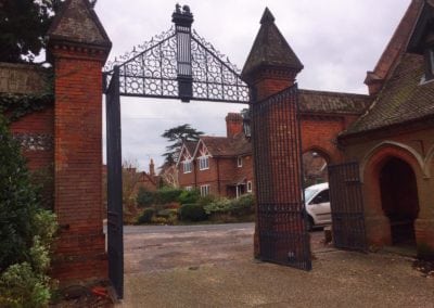 Grade II Listed Gates Refurbishment in Berkshire 2