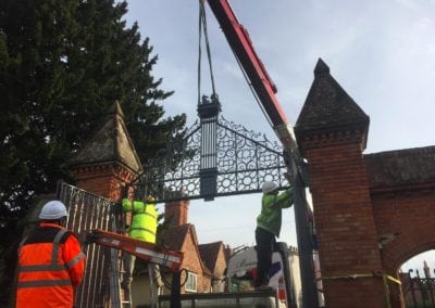 Grade II Listed Gates Refurbishment in Berkshire 4