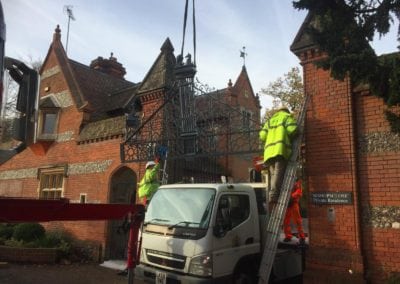 Grade II Listed Gates Refurbishment in Berkshire 5