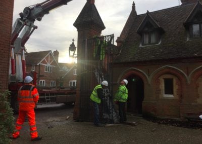 Grade II Listed Gates Refurbishment in Berkshire 7