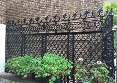 Railing Repairs, King's Cross, London N1