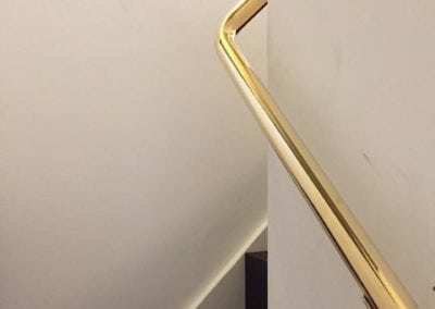 Brass Handrail Fabrication Union Wharf London N1 1
