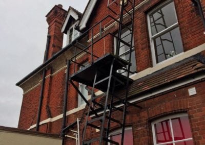 Fire Escape Repairs Brentwood School Essex CM15 2
