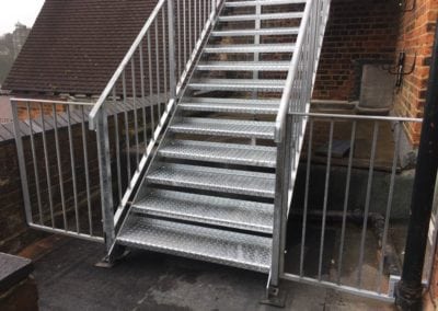New Metal Staircase for St. Peter’s Primary School, Folkestone, Kent
