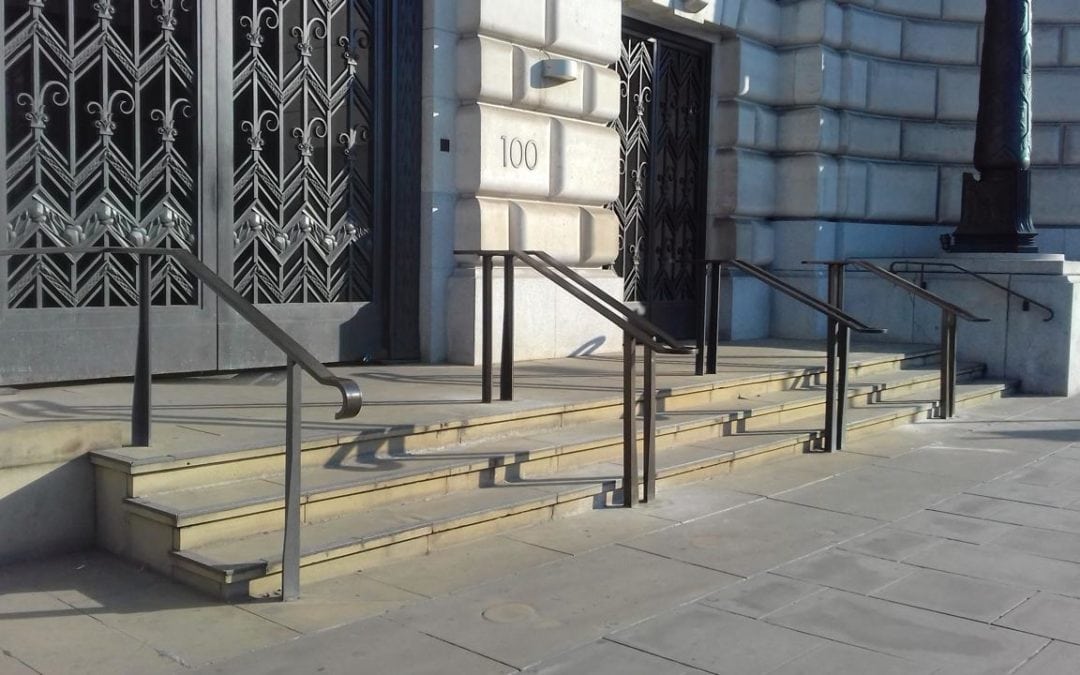 Bespoke Heritage Entrance Handrails, Unilever House