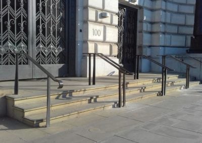 Bespoke Heritage Entrance Handrails Unilever House 1