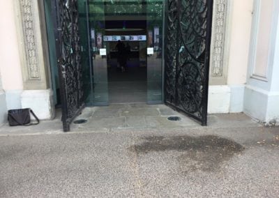 Inspection of the Ornate Metal Gates at the National Maritime Museum 1