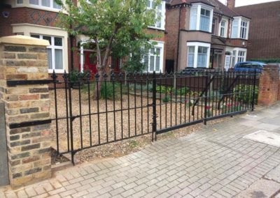 Repair of Gate Leaf and Small Railing Section, Barnet, Herts EN5 1