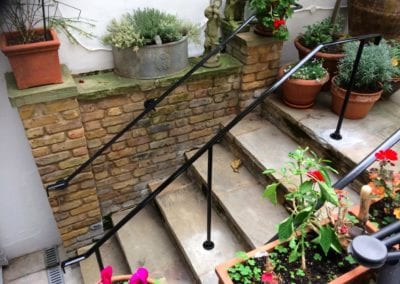 New Centre Handrail for Rear Steps London SW3