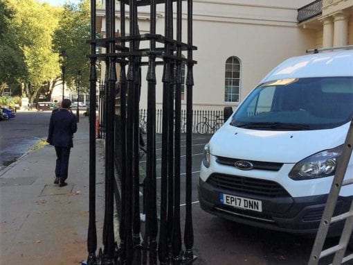 Repair of the Exit Column, The Royal Society, London SW1