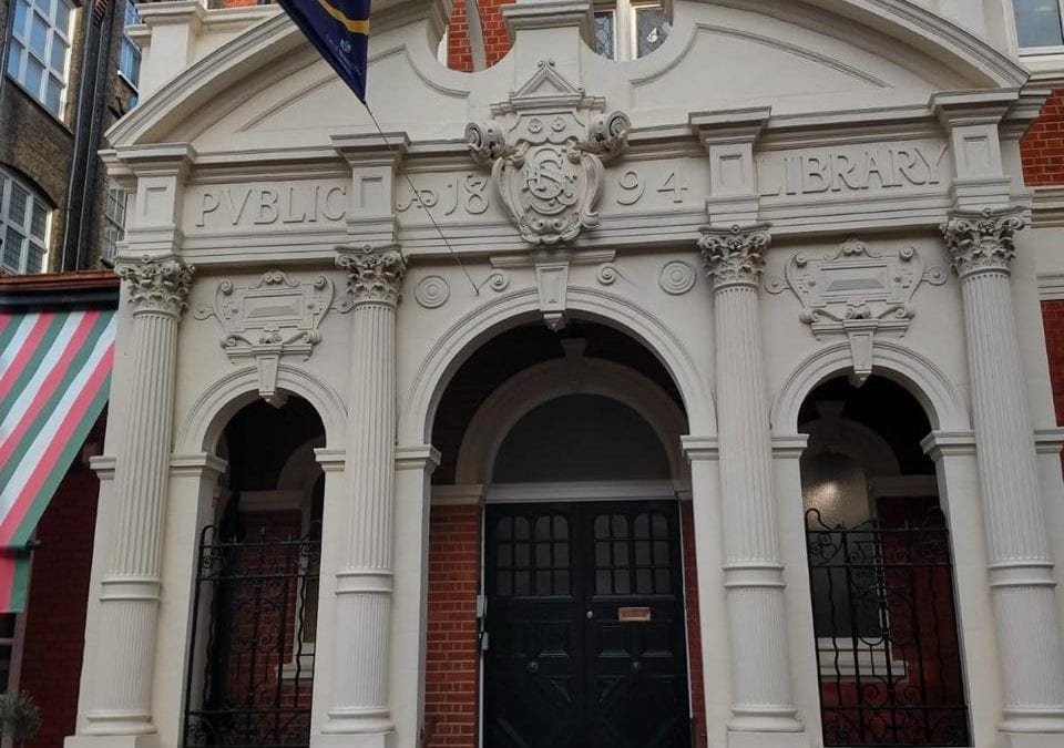 Brass Handrails for the Grade II listed St Mary Magdalene Church, Richmond, London TW9