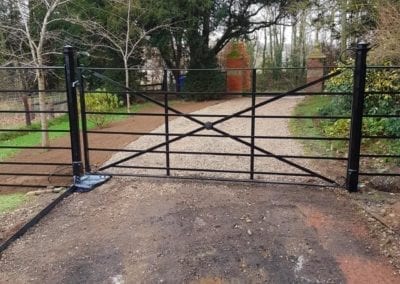 New Gate Railings Chelsworth Suffolk 2