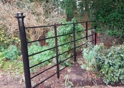 New Gate Railings Chelsworth Suffolk 3