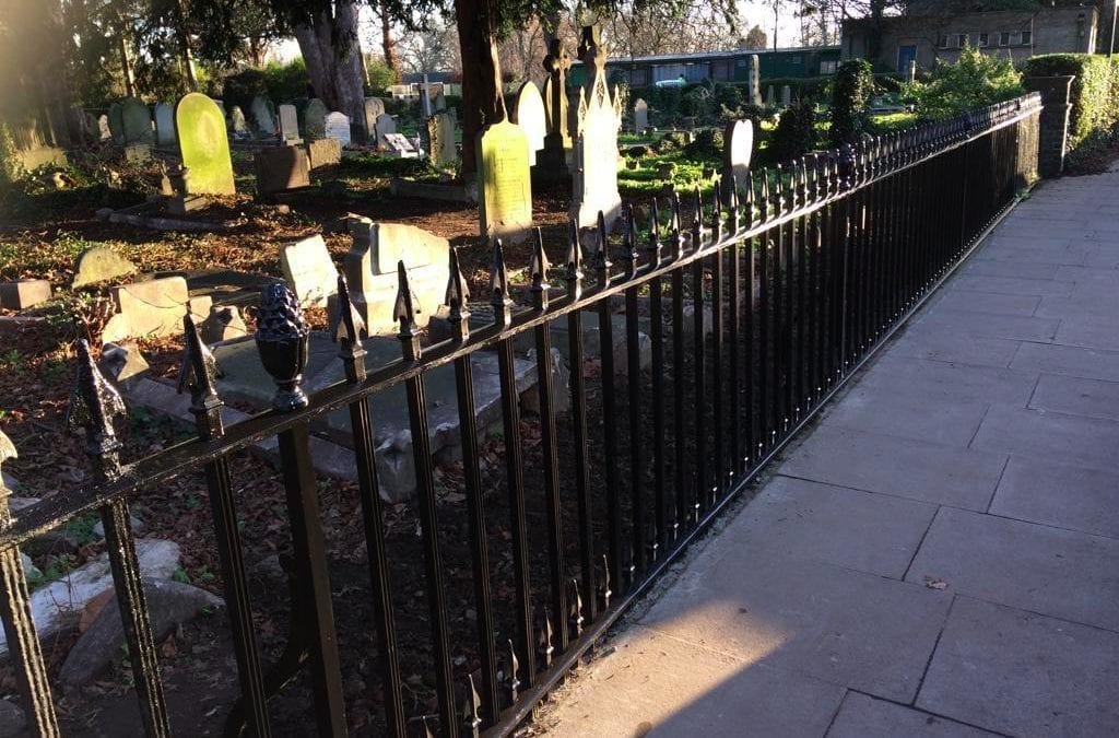 Railing Repairs, St. James’ Church, Enfield